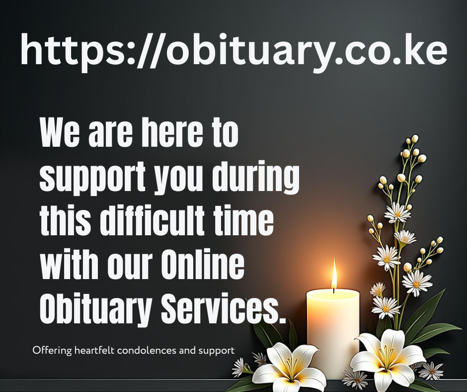 online obituary services in kenya